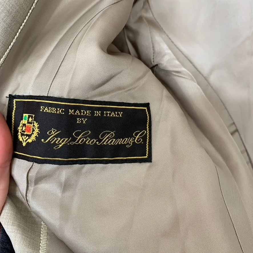 Brooks Brothers Loro Piana Stellita Fit Tan Blazer Womens Size 4 Wool - Image 11