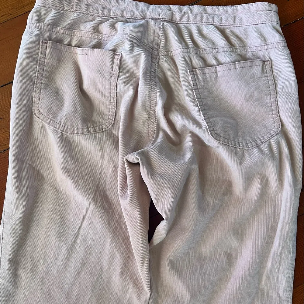 Y2K  low rise Bebe light Pink Corduroy Pants - Image 6