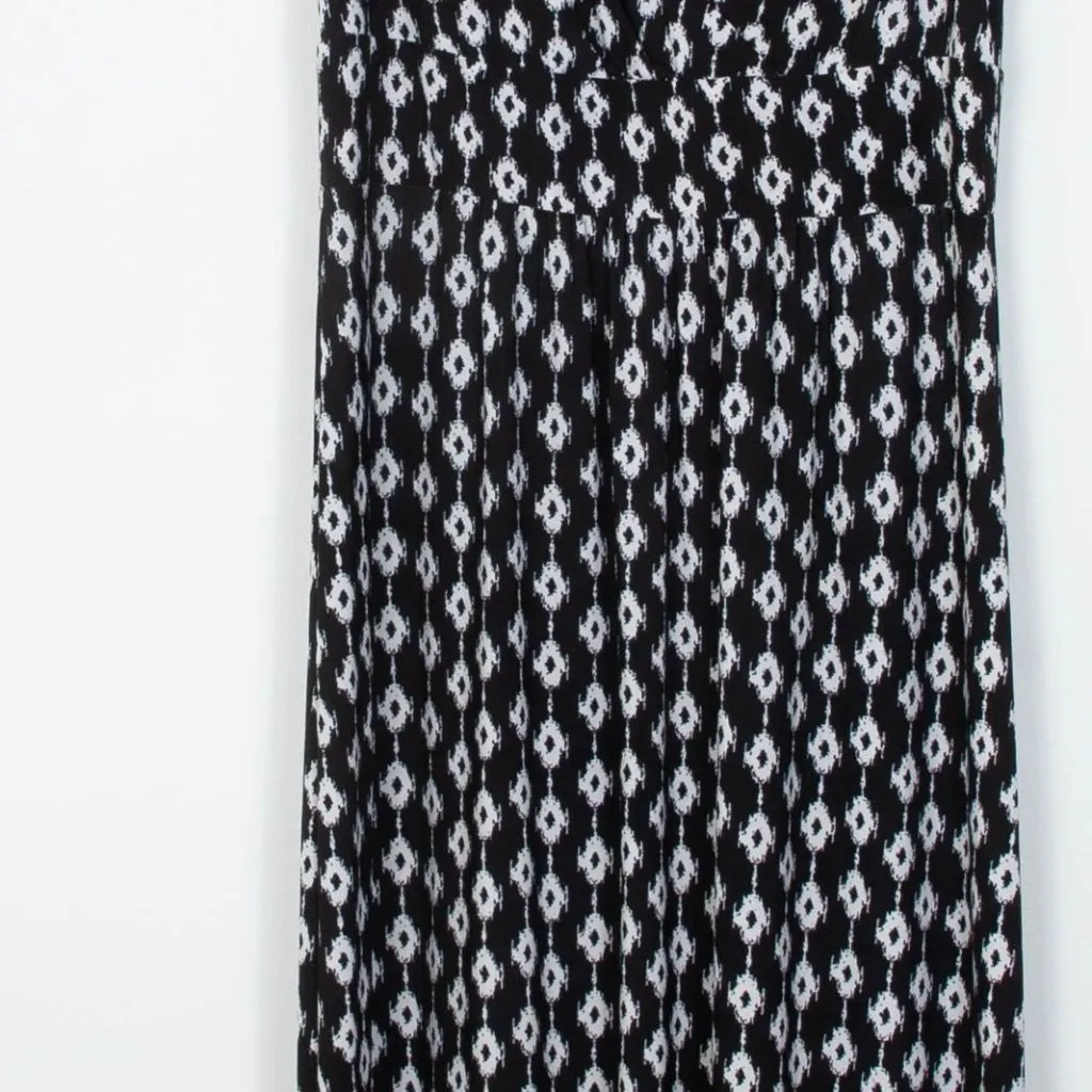 Lauren Ralph Lauren Womens‎ Sleeveless Geometric Maxi Dress Size 4 Travel Office - Image 3