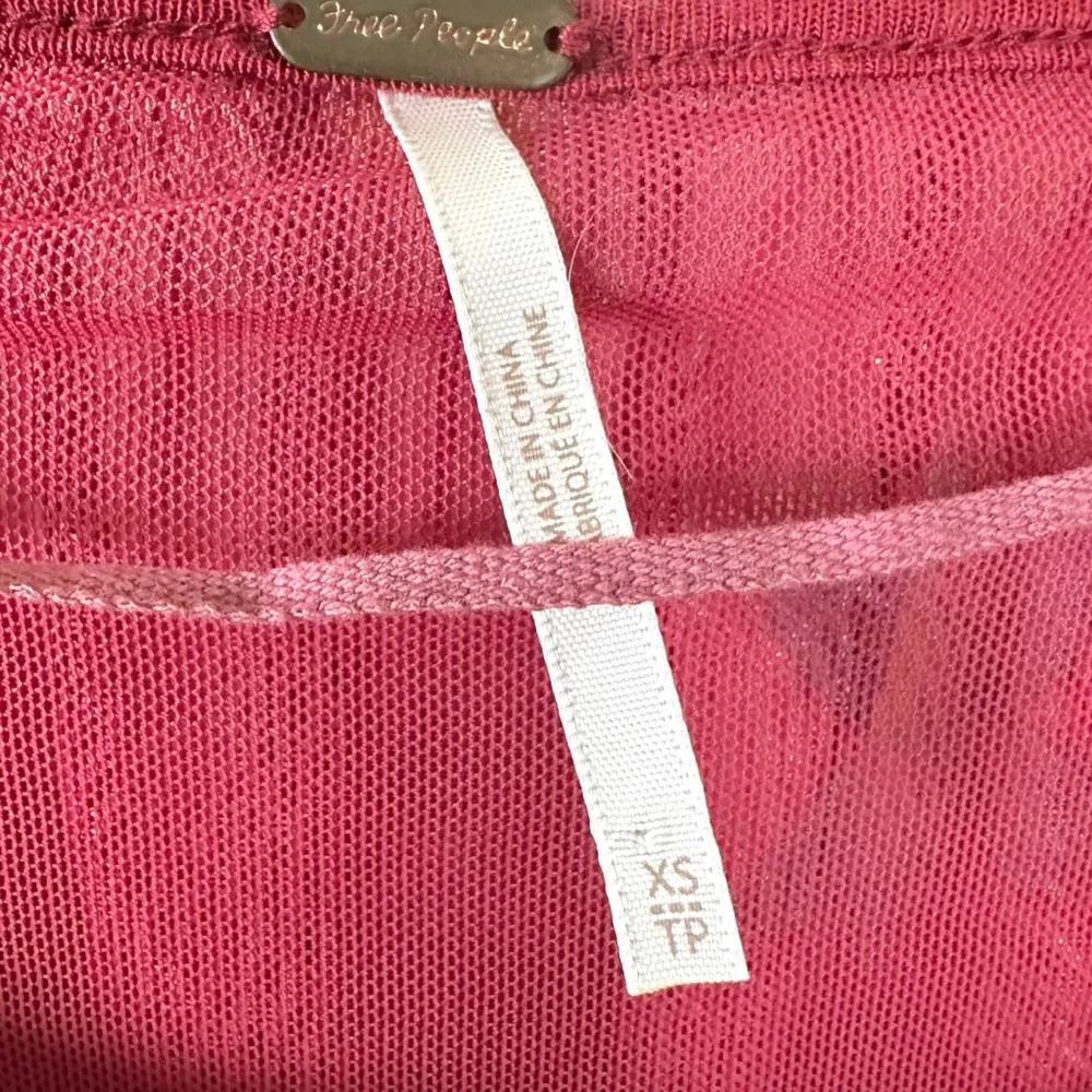 Free People Wild Flower Honey Blouse in Berry Combo Size XS Fall Floral Ruffle - Image 12