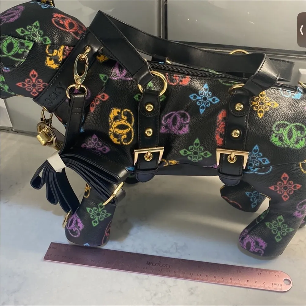 🦄 RARE Sharif Rocky Roma Dog Purse & Keyholder - Image 9