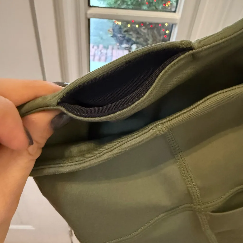 TWO PAIR!! Zella Leggings Black S
Zella Leggings light army green. S. 
2/$25. - Image 10