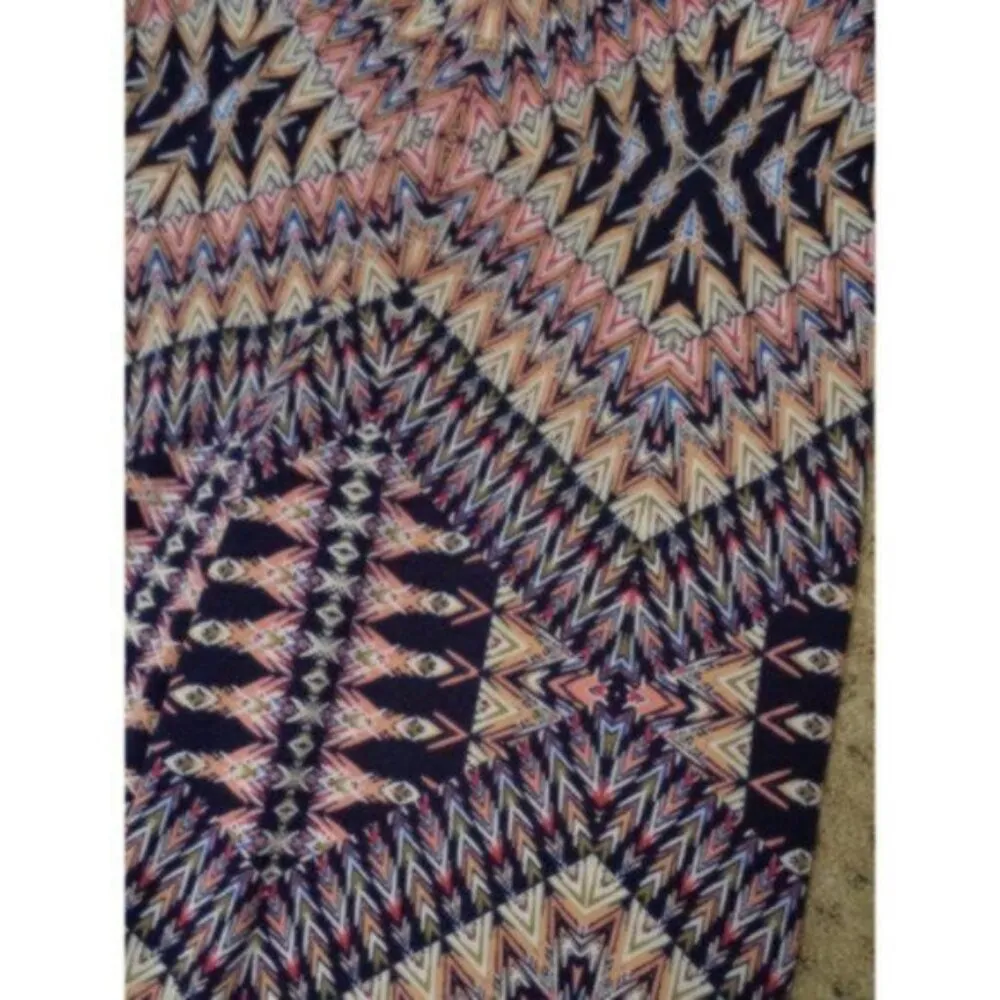 NEW AB Studio women's small blue/pink/white pull-on pants - Image 4