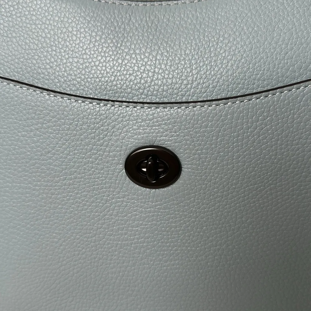 Coach Chaise Crossbody Bag Purse Aqua New NWT - Image 2