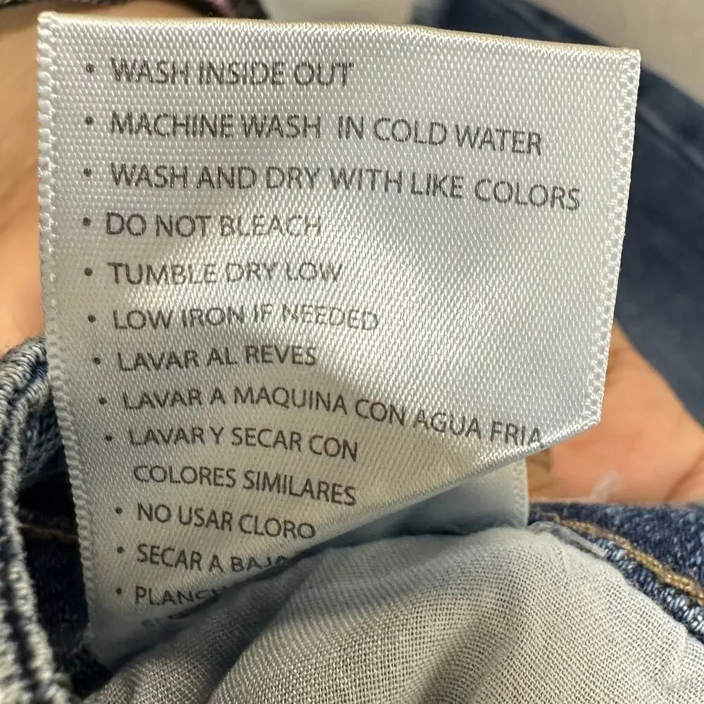 Ran Can Shorts 29 Distressed Whiskered Denim Medium Wash Frayed Maurices Bermuda - Image 11