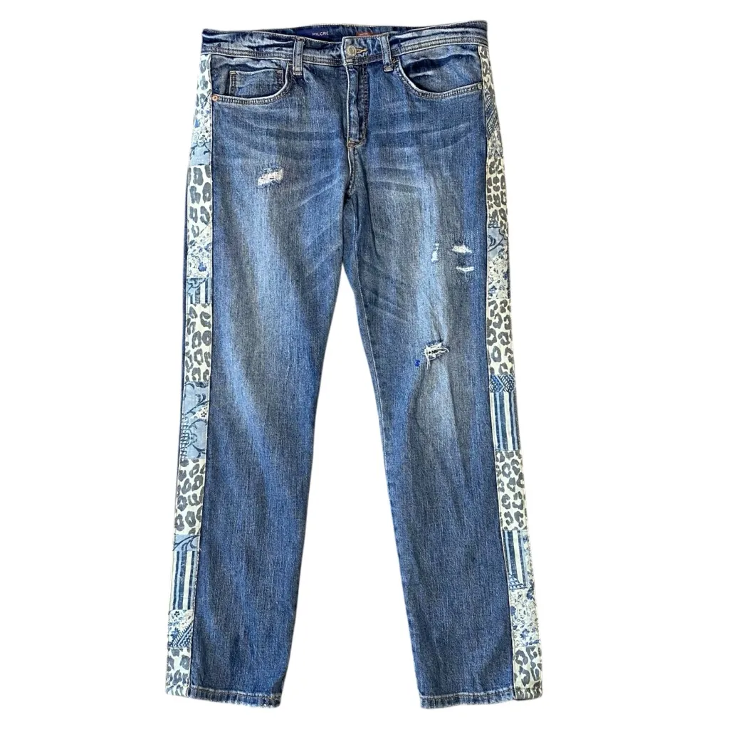 PILCRO Boyfriend Leopard Print Jeans - Image 3