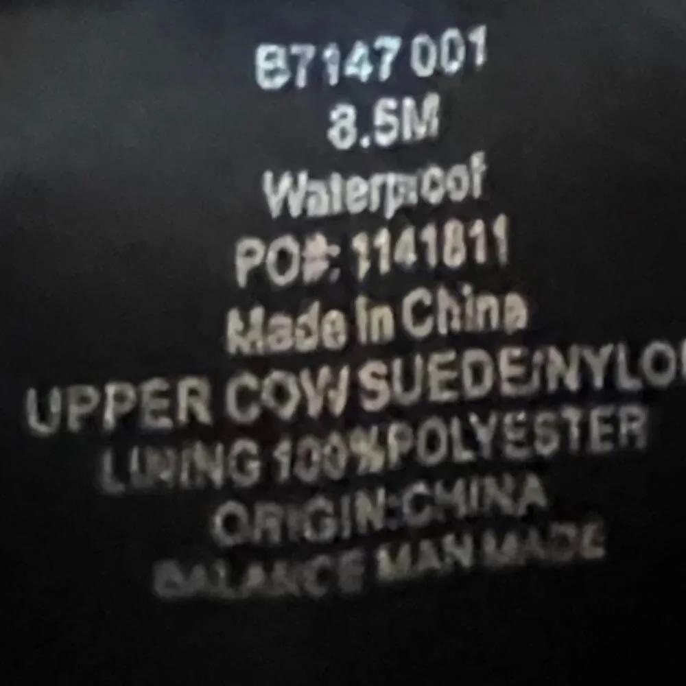 Blondo Women’s Booties Waterproof Sporty Ankle Nylon Suede Black Size 8.5 M - Image 10