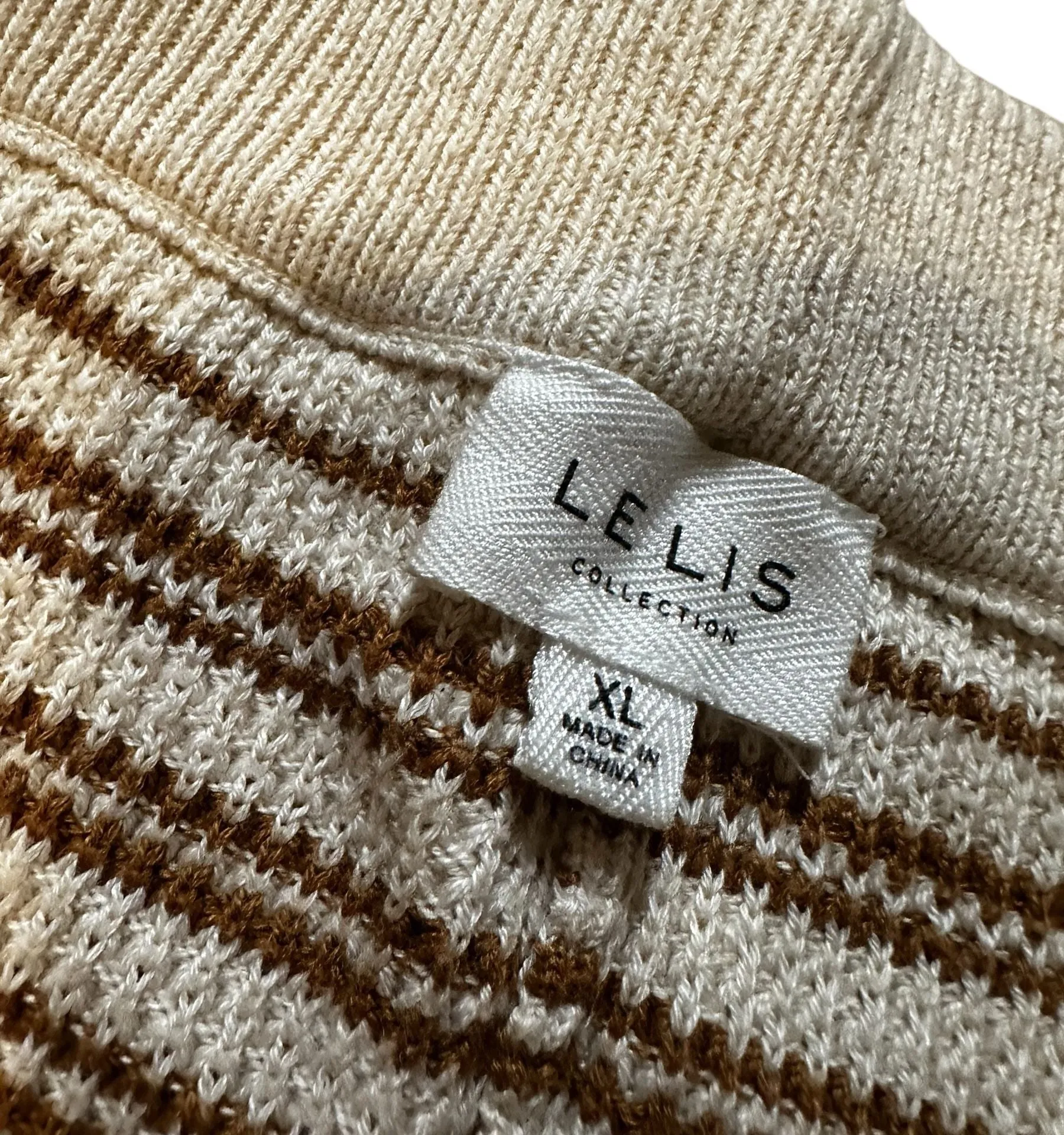 Le Lis Brown Plaid High Rise Wide Leg Ankle Pants Size XL - Image 4