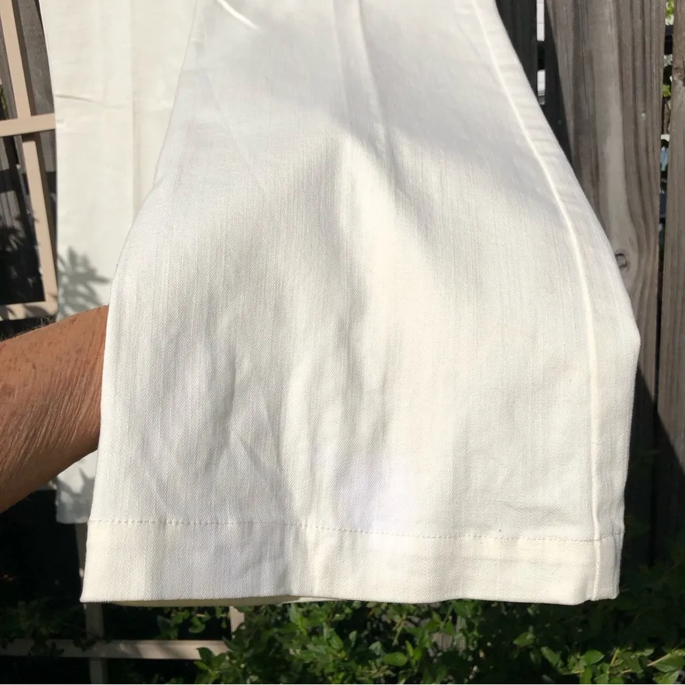 NEW Sigrid Olsen Collection Modernist white jeans/pants 14 - Image 4