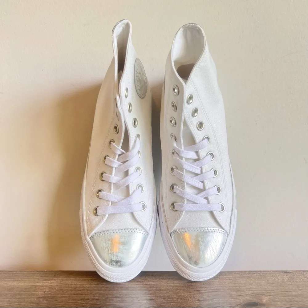 Converse Chuck Taylor All Star Brush Off Toe Cap Women's Hi Top Size 8.5 #913A - Image 8