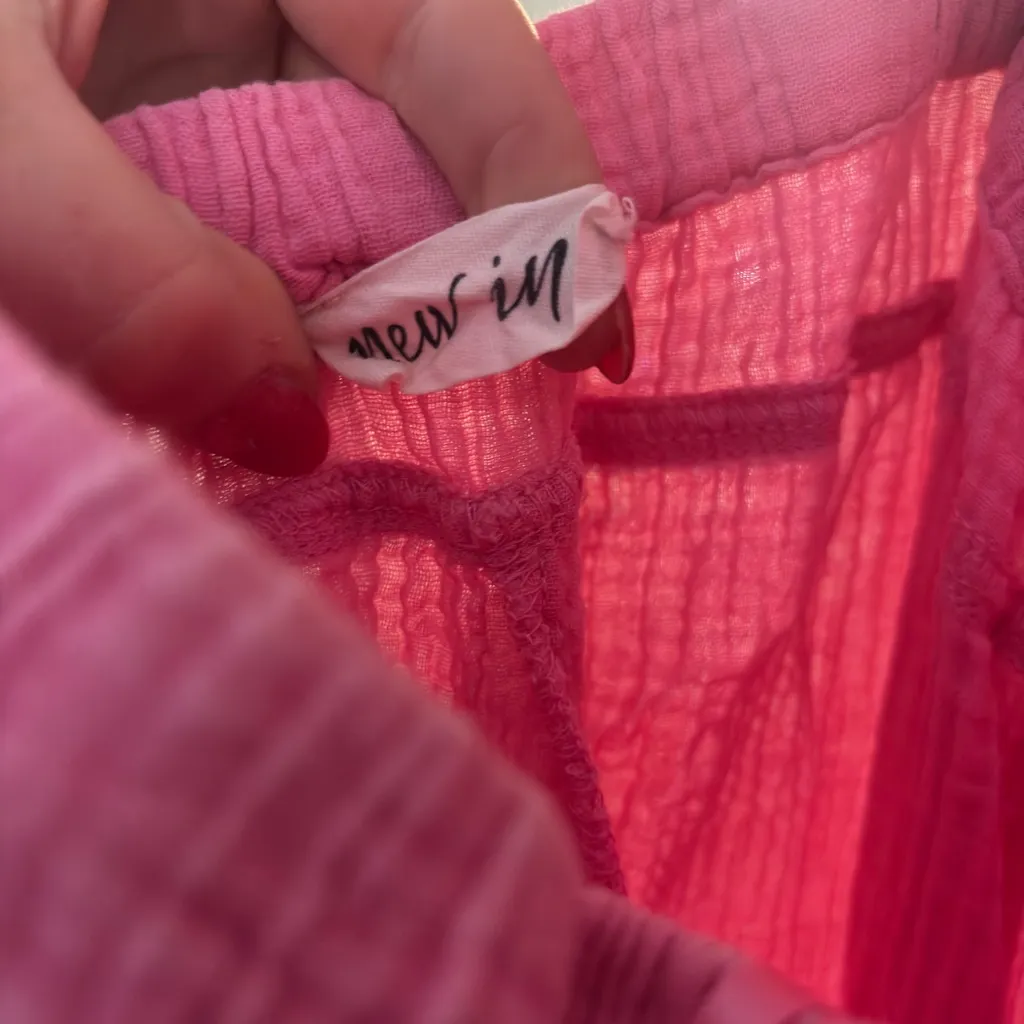 Pink Sleeveless Jumpsuit Size M - Image 3