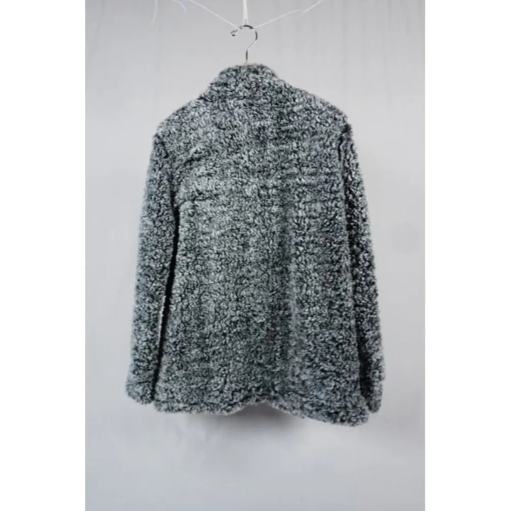 Weatherproof Woman's Large Cozy Gray Long Sleeve 1/2 Zip Pullover Sweater - Image 3