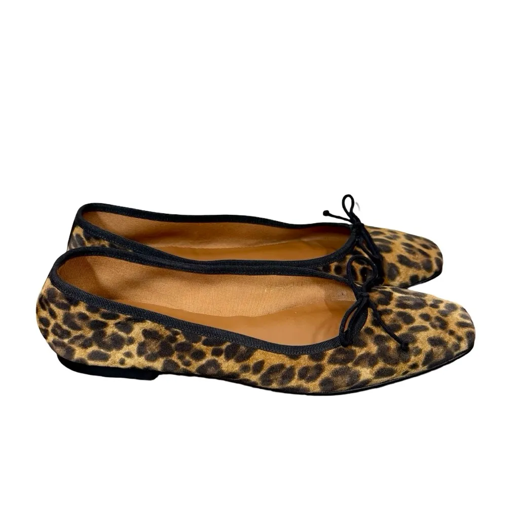 Margaux Fonteyn Ballet Flat in Leopard Suede Sz:40.5/9.5 - Image 9