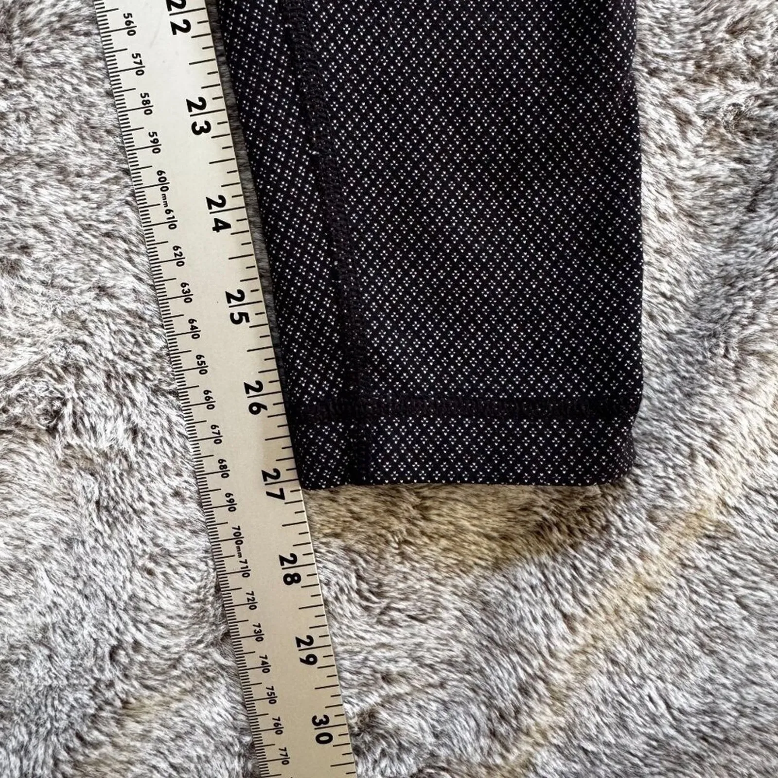 Lululemon Wunder Under Pant Sz 8 White Diamond Dot - Image 10