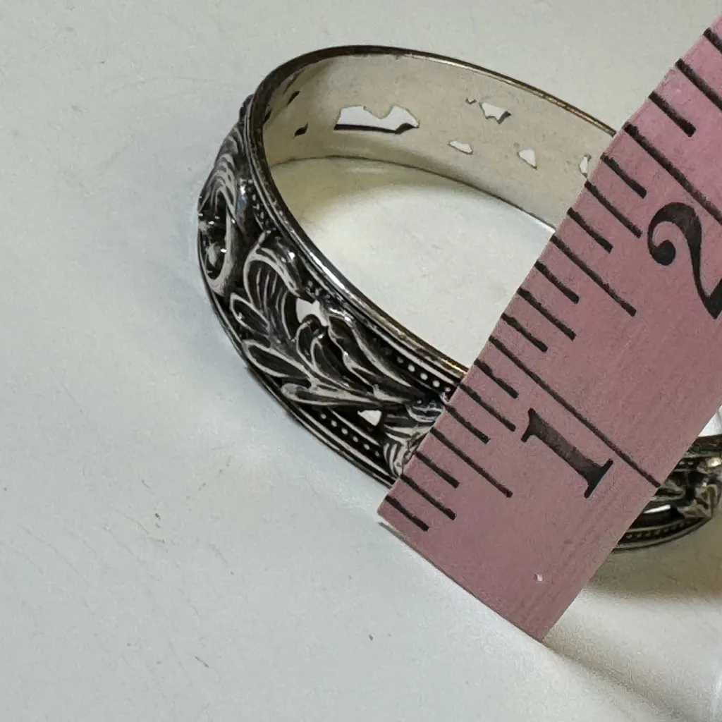 Brighton LE LOUVRE Heart Black Swarovski Crystal Silver Bangle Bracelet - Image 9