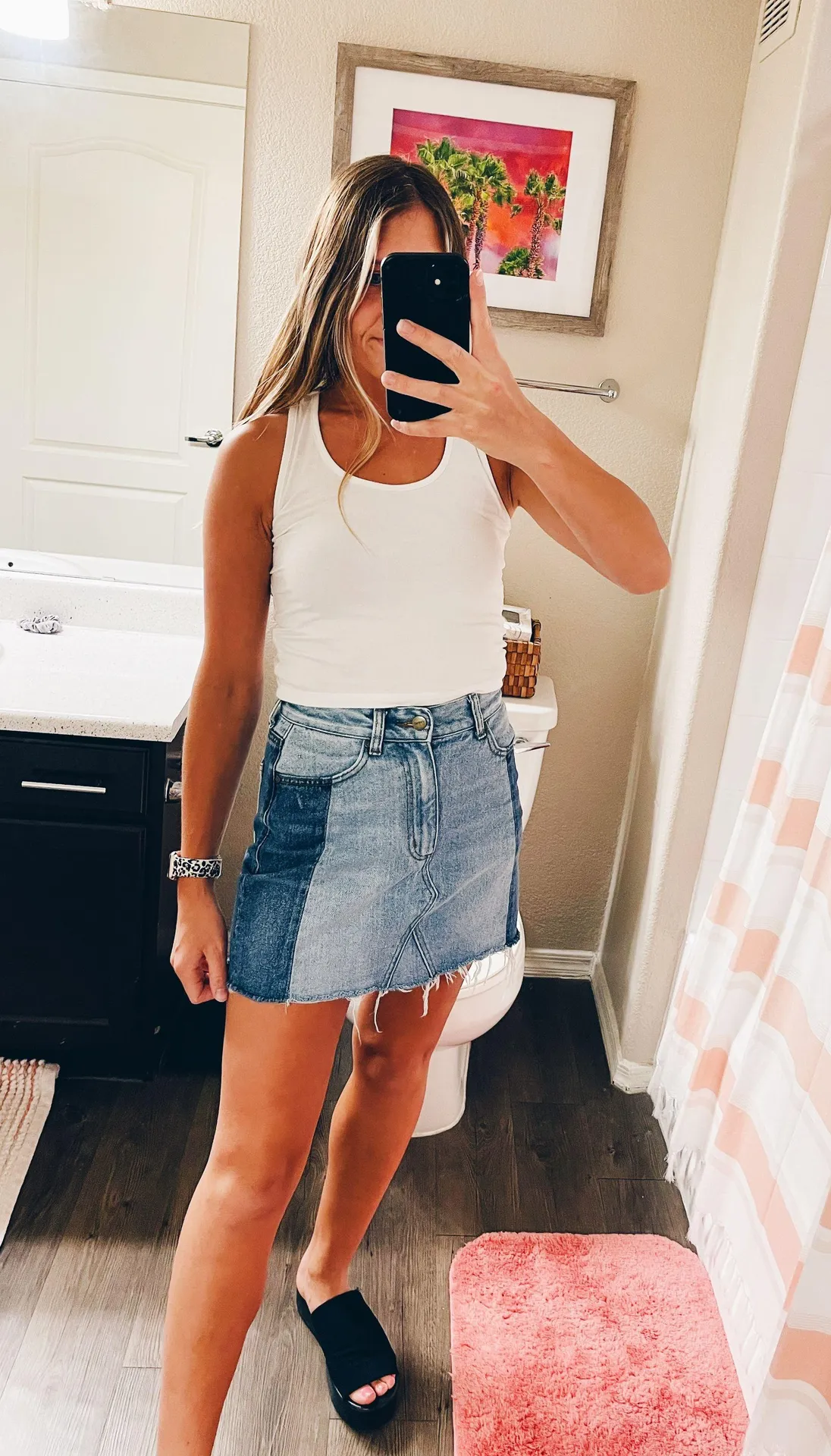 Evidnt LA two-tone Skirt - Image 3