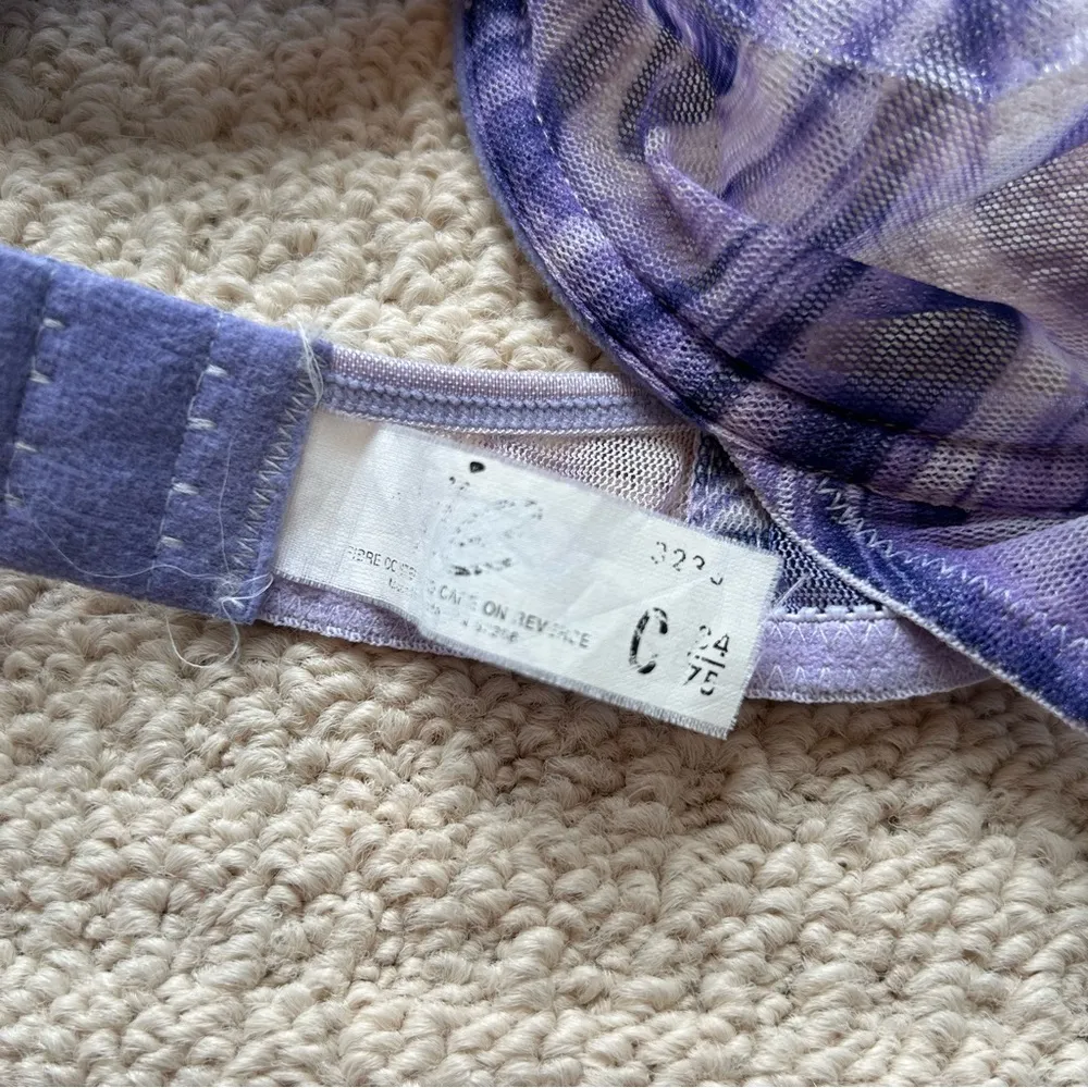 Purple Mesh Marble 34C Bra Size undefined - Image 5