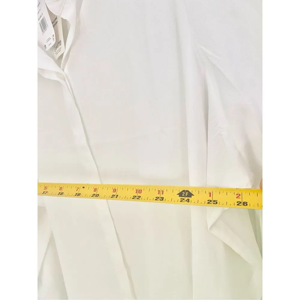 Mango NWT  MNG White Button Down Shirt Sz 2XL - Image 5