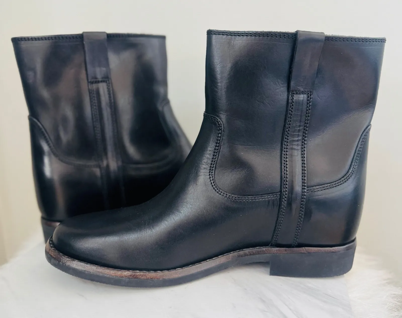 Isabel Marant Susee Leather Boot, Designer Luxury, Black, Size 11 (Euro 41) NWOT - Image 1