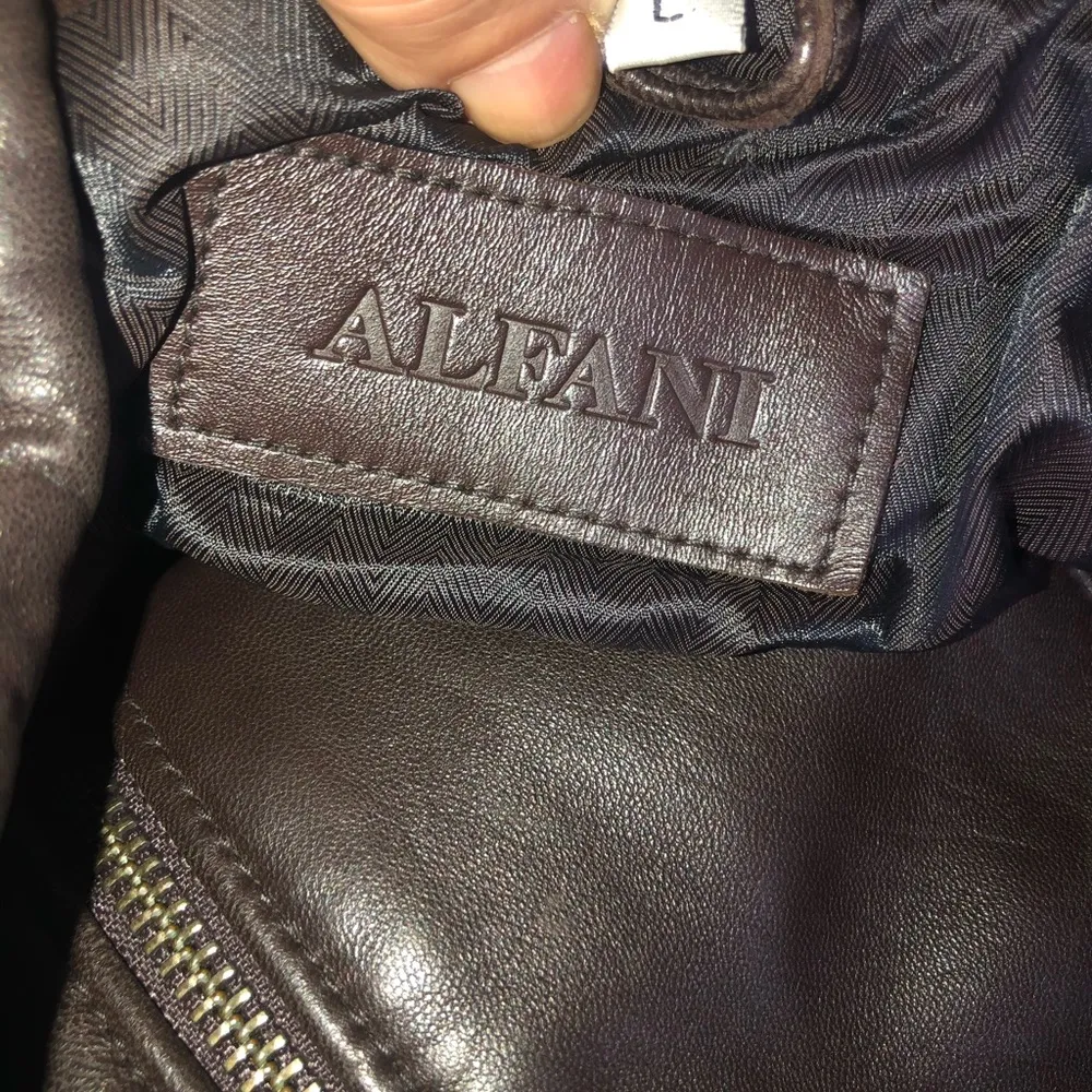 Alfani outerwear leather jacket - Image 4