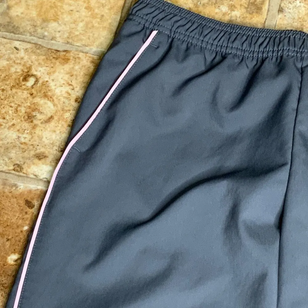 Nike Athletic Gray & Pink Capris With Pockets M - Image 5