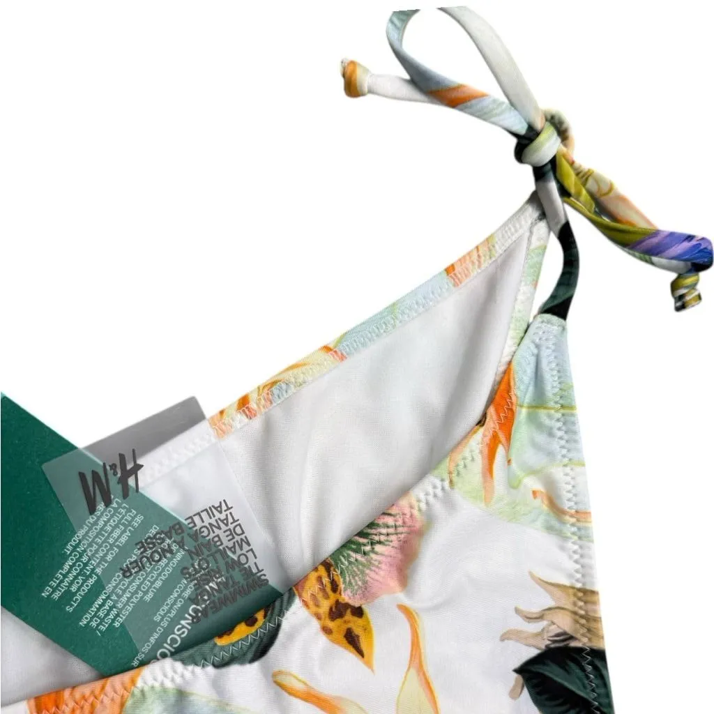 H&M Vibrant Tropical Print Tie-Side Bikini Bottom - Image 2