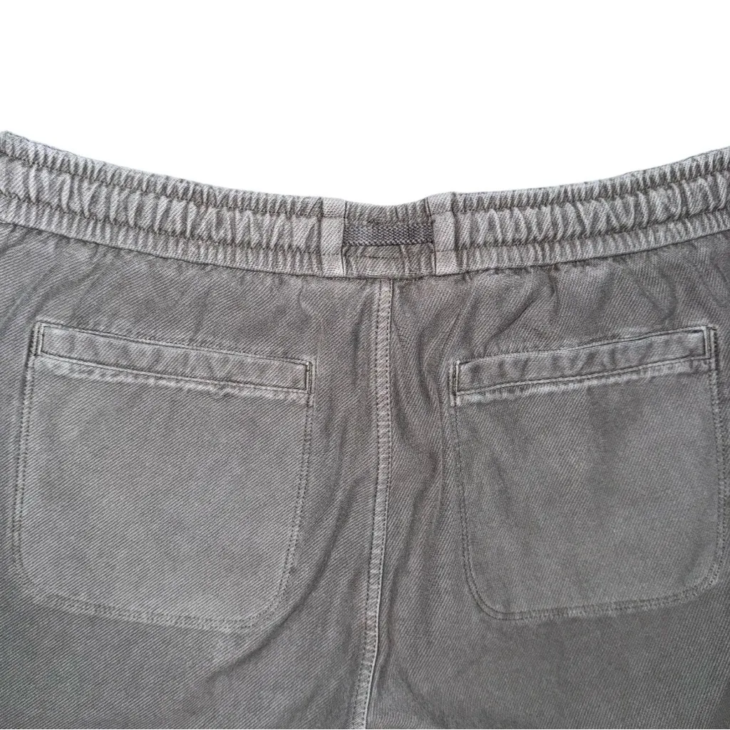 Athleta Farallon Bermuda Shorts Women’s 10 Cypress Green Drawstring Cotton Blend - Image 4