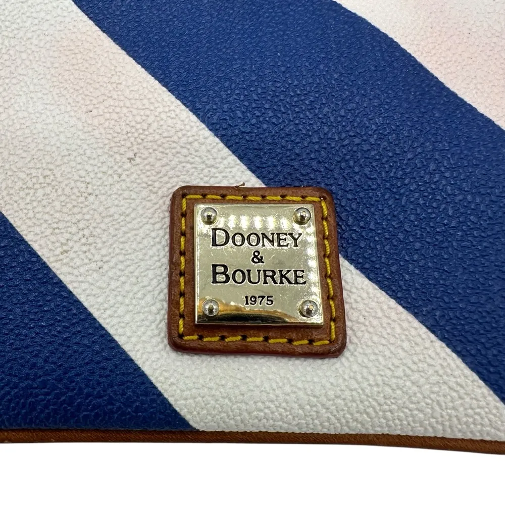 White Blue Striped Wallet - Image 4