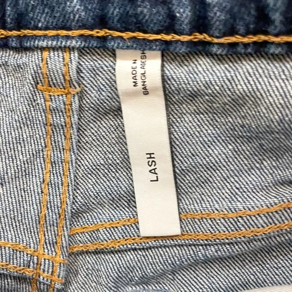 ASOS Weekday Lash Organic High Waist Straight Leg Cropped Jeans, GUC, Size 30 - Image 7