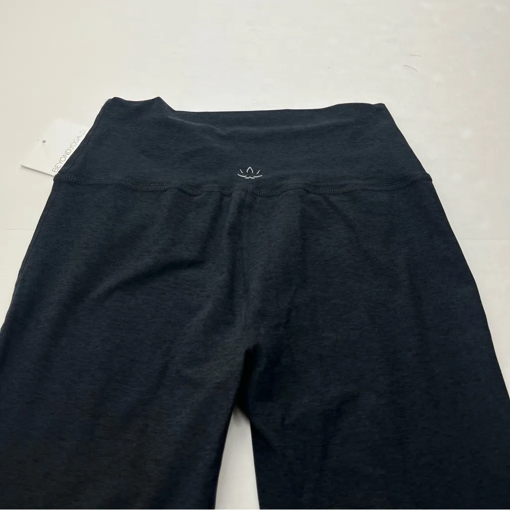 Beyond Yoga Make the Cut Split Ankle Pants Womens SZ XL Spacedye Black Grey NEW - Image 13