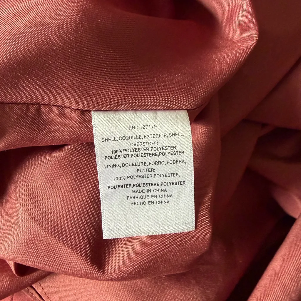 Jenny Yoo Collection Dani Tie Back V-Neck Mauve Full Length Gown Women 14 Formal - Image 8