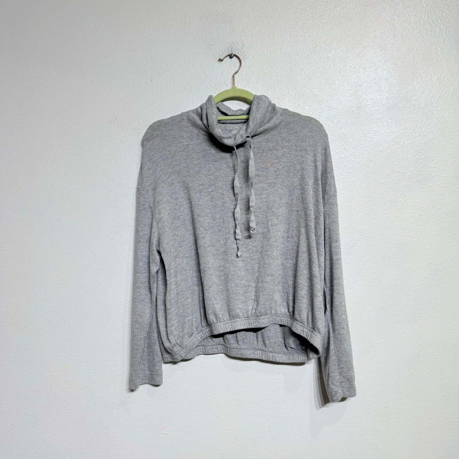 Johnny Was Calme Hachi Gray Mock Neck Sweater Sz S - Image 2