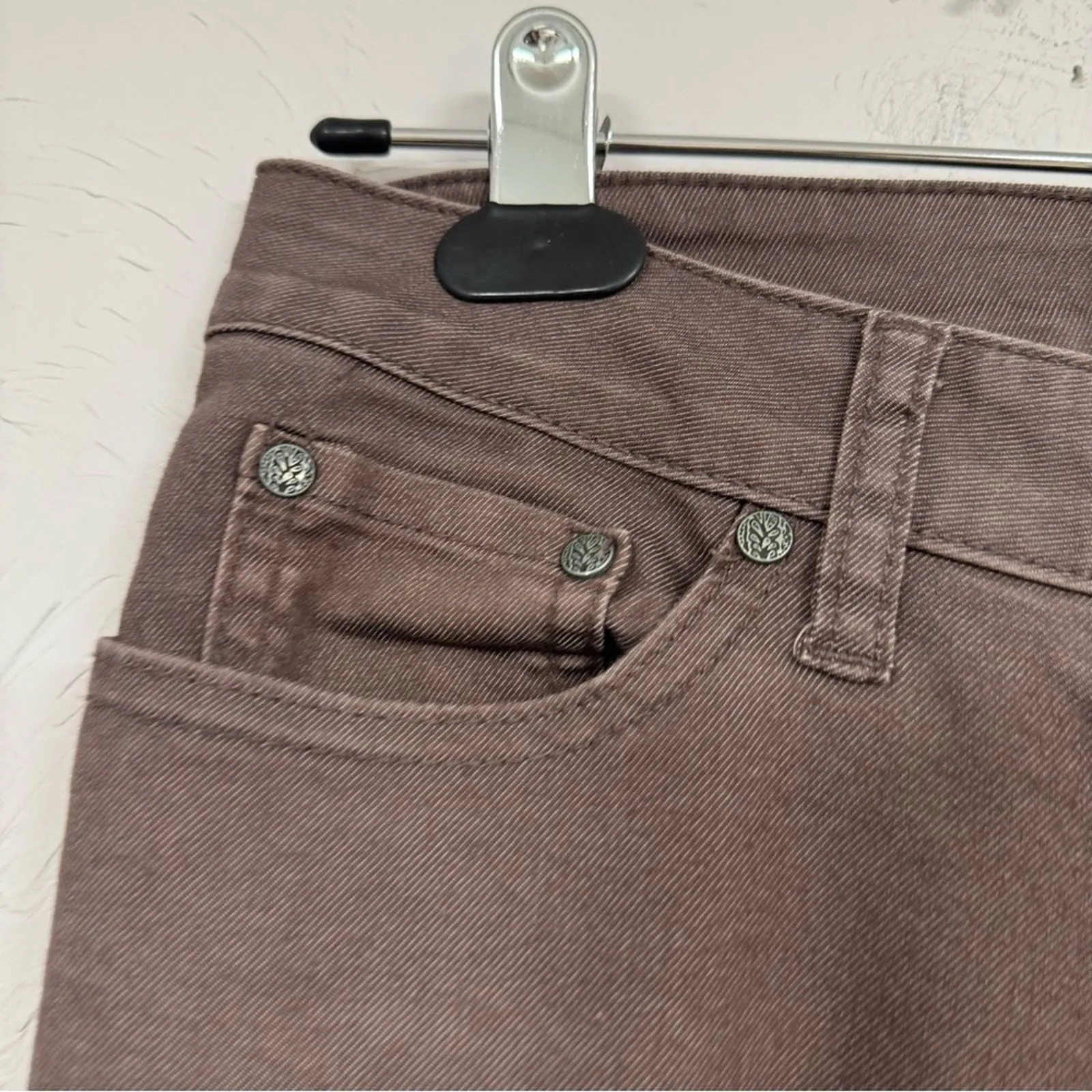 Prana Brown Low Rise Skinny Jeans Womens 4 Outdoors Hiking Casual Classic Pants - Image 5