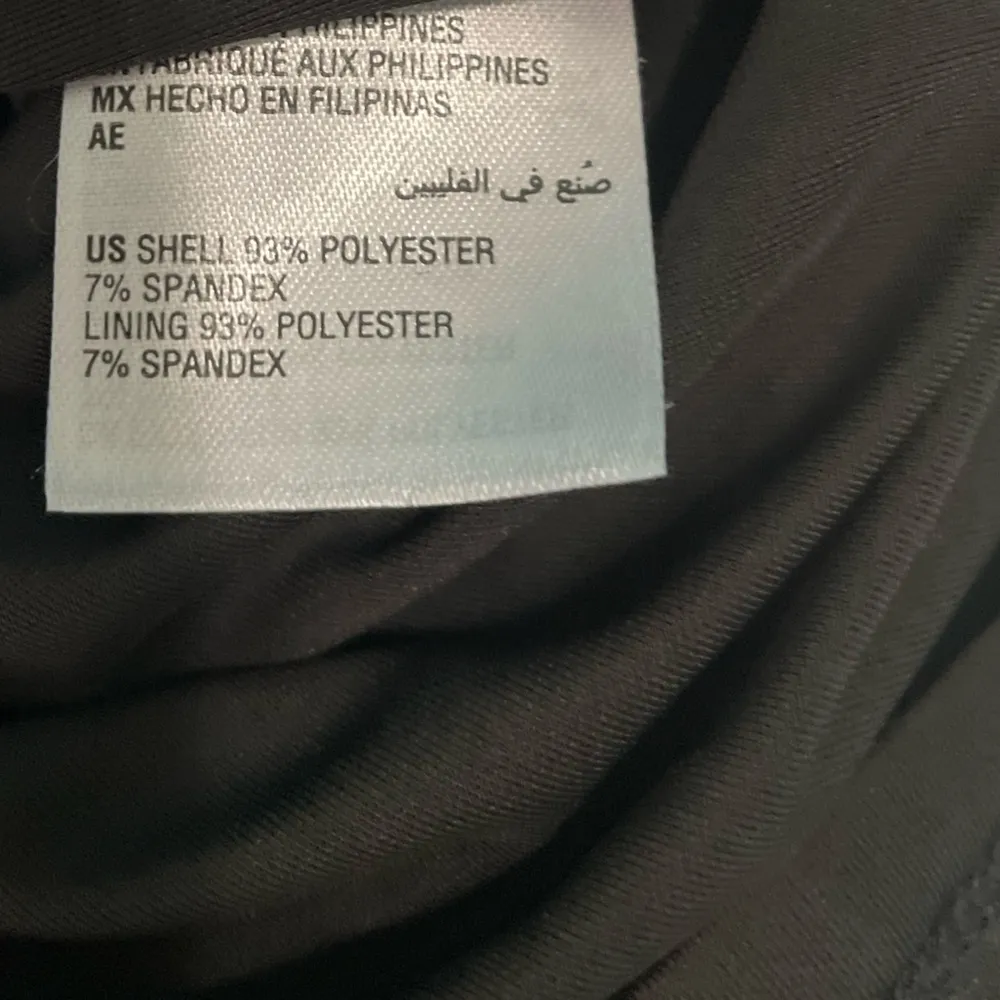 Black Midi Dress Short Sleeve Crew Neck - Image 4