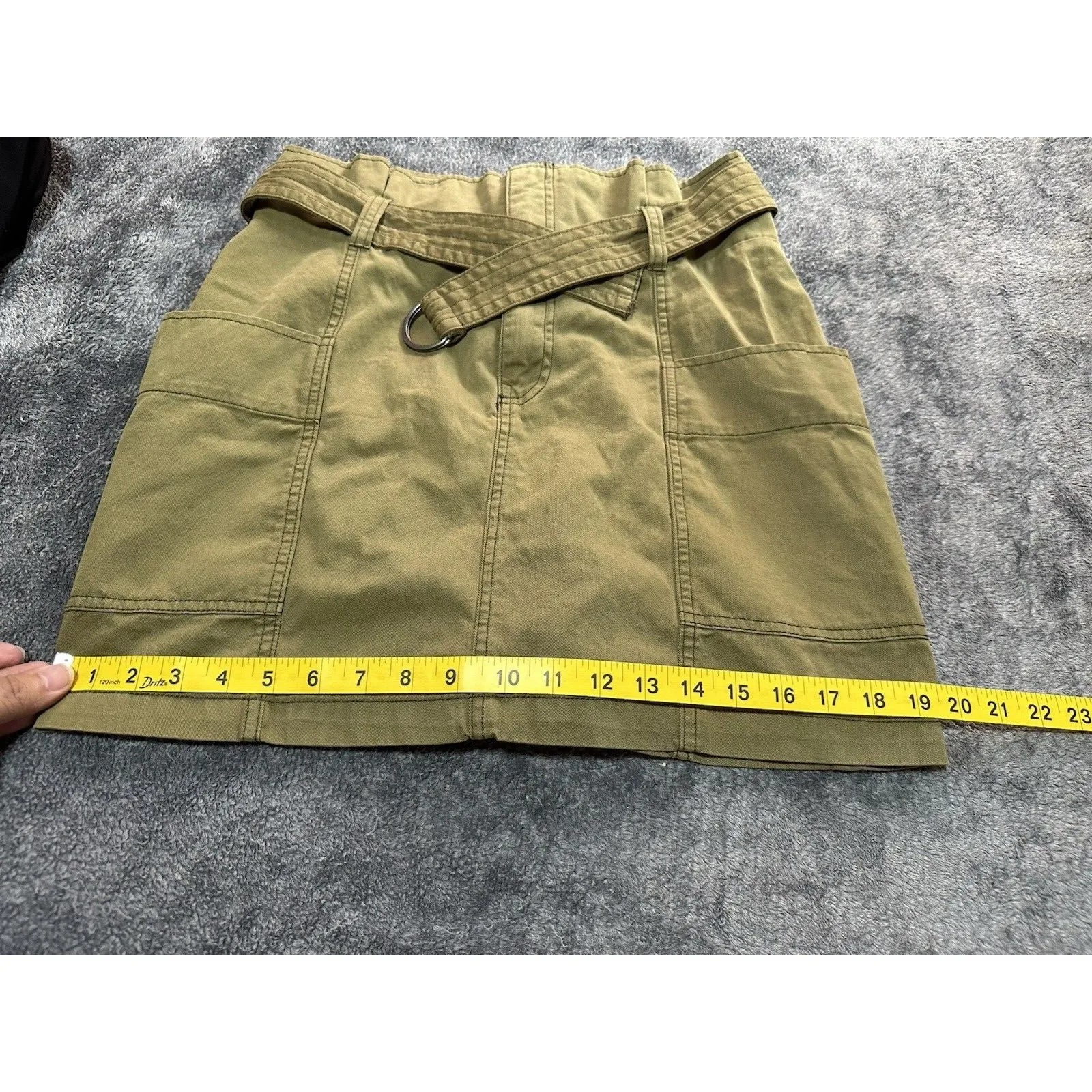 Wild Fable Green Cargo Mini Skirt Size M - Image 5