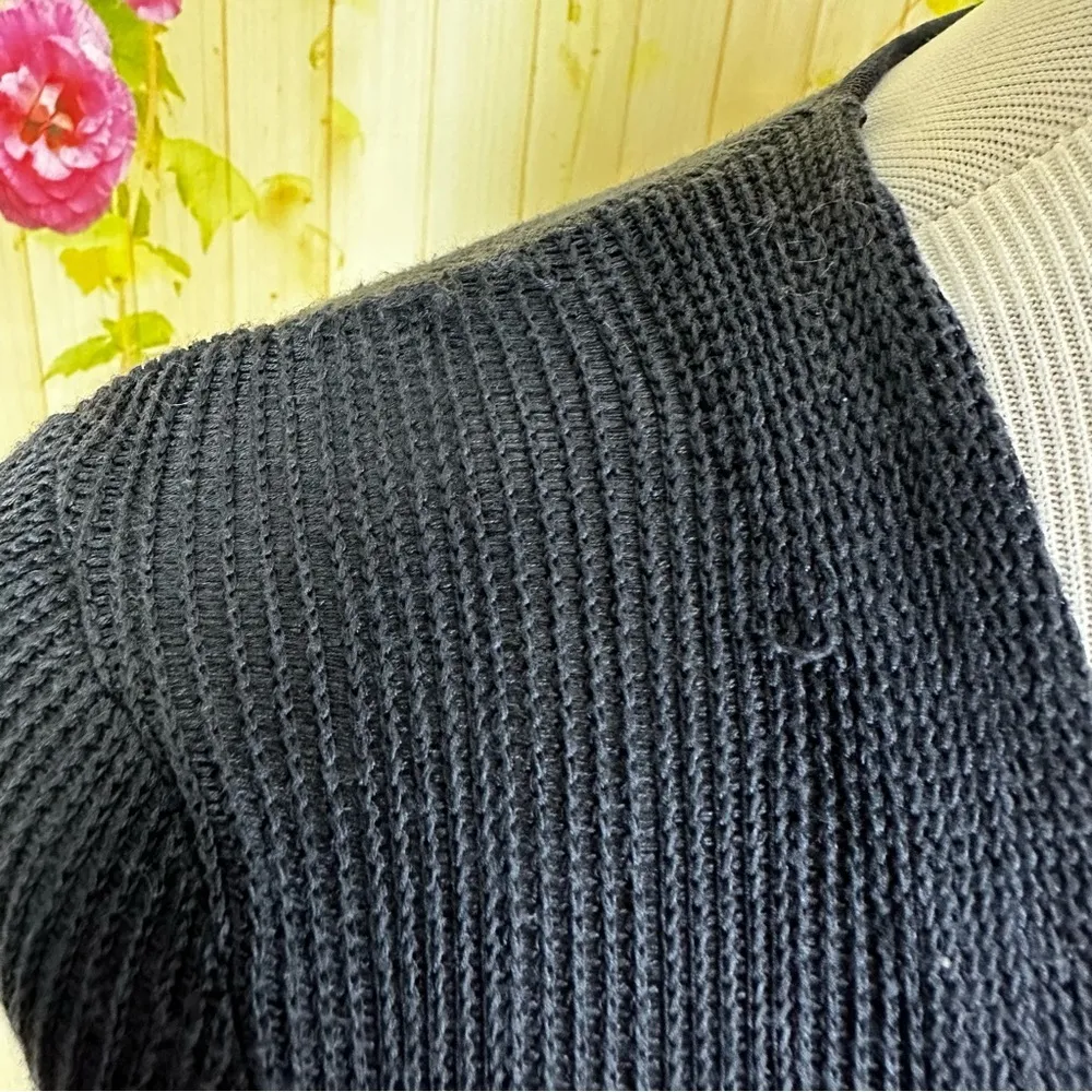 TORY BURCH Silk Striped Sweater Size XS - Image 10