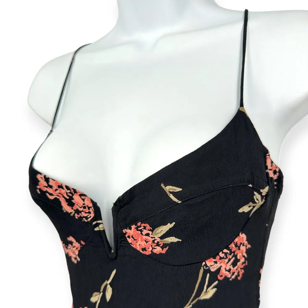 BLUE LIFE x REVOLVE | XS | SEXPOT Black Floral Beauty Corset Mini Sun Dress - Image 5