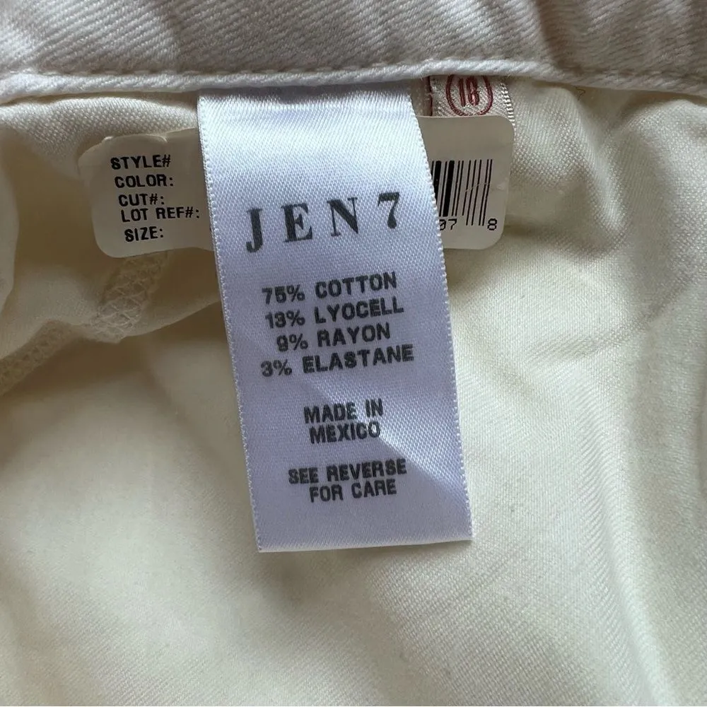 Jen7 by 7 For All Mankind Belted Wide Leg Trouser Pants Size 18 Off White NWT - Image 15