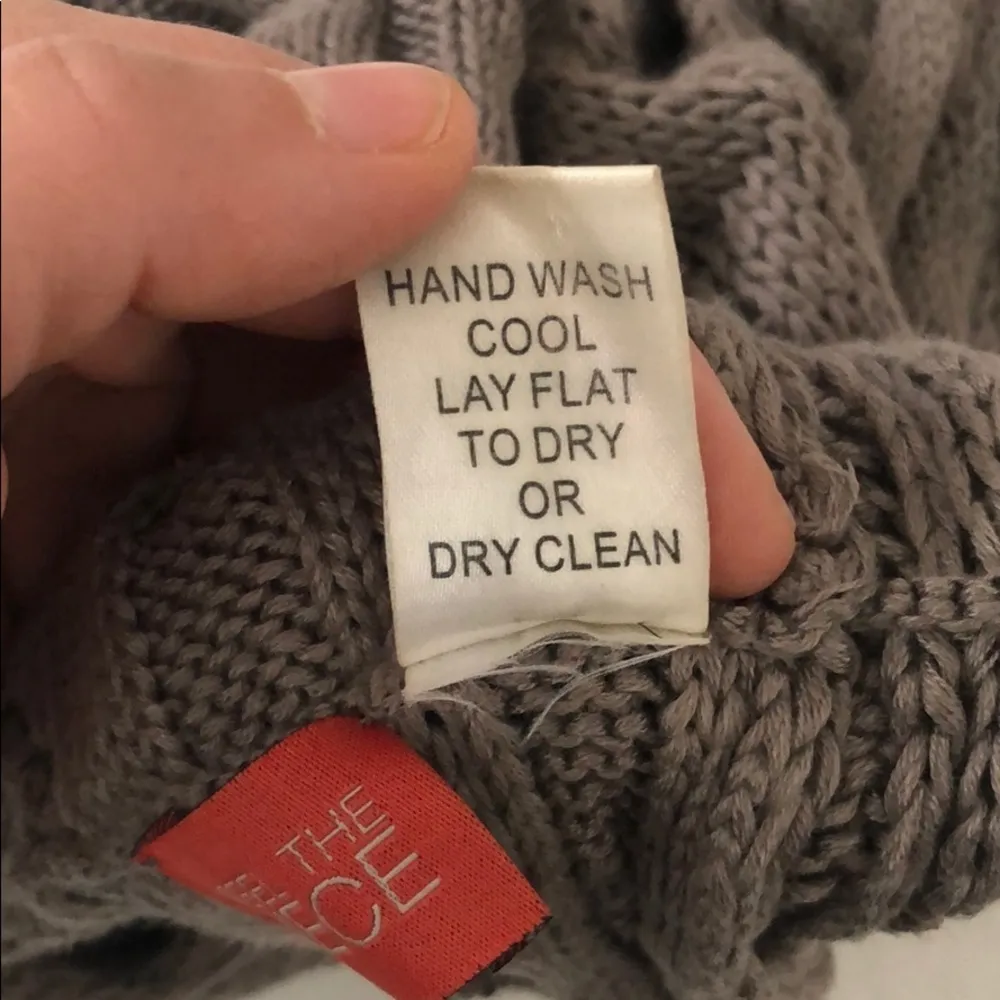 Feel the piece‎ circle scarf Taupe Cottagecore Braided Winter Warm Minimalist - Image 5