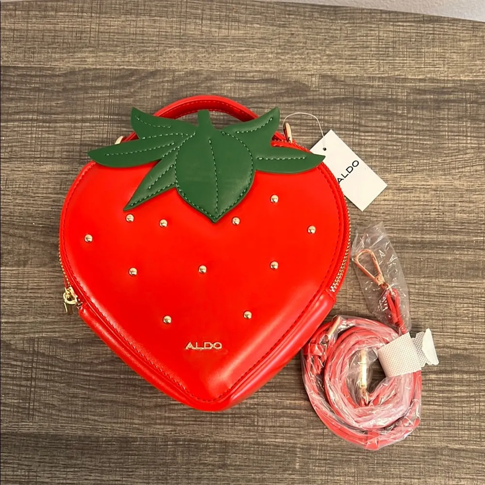 ALDO | Strawberry Mini Bag w/ Crossbody Strap - Image 5