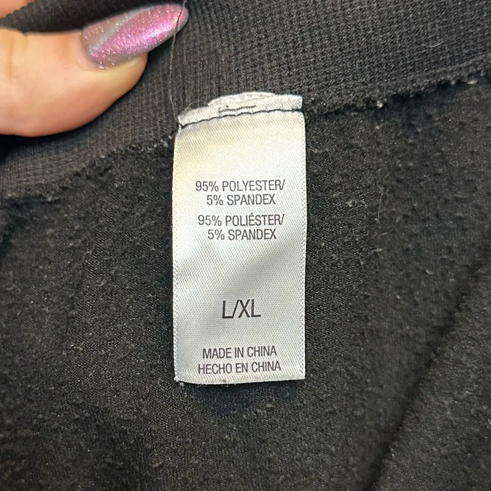 Pumpkin Print Leggings Black Size L - Image 3