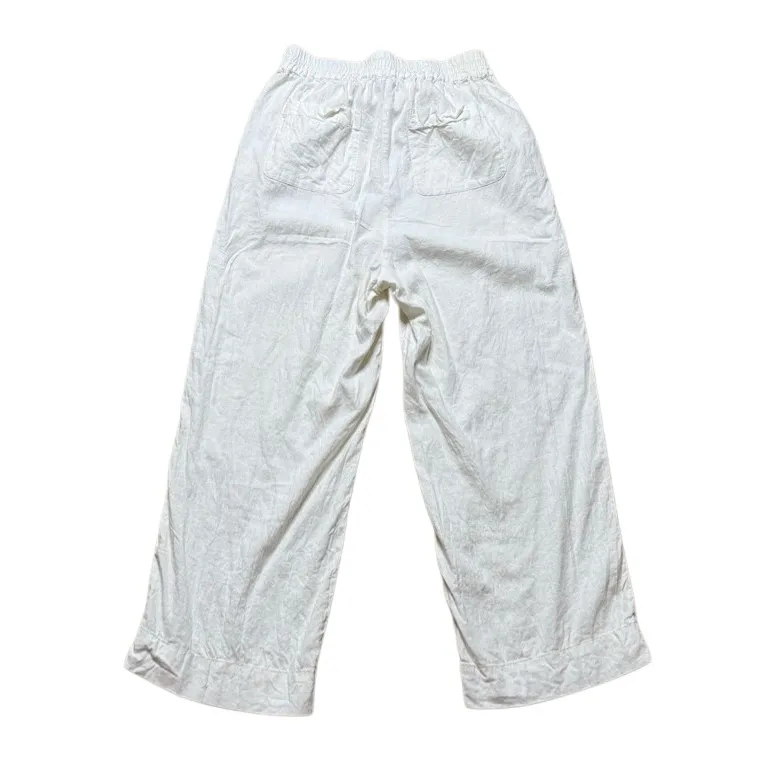 Universal Standard Iris Linen Easy Pull-On Pants
White 2XS - Image 4