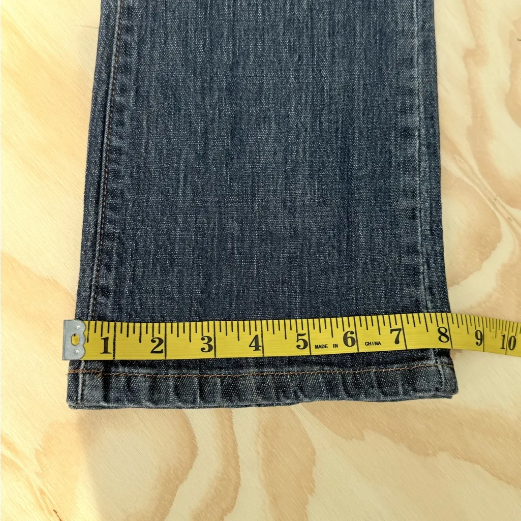 Mossimo Supply co Low Rise Straight Leg Jeans Women’s Size 13 Blue Denim - Image 9