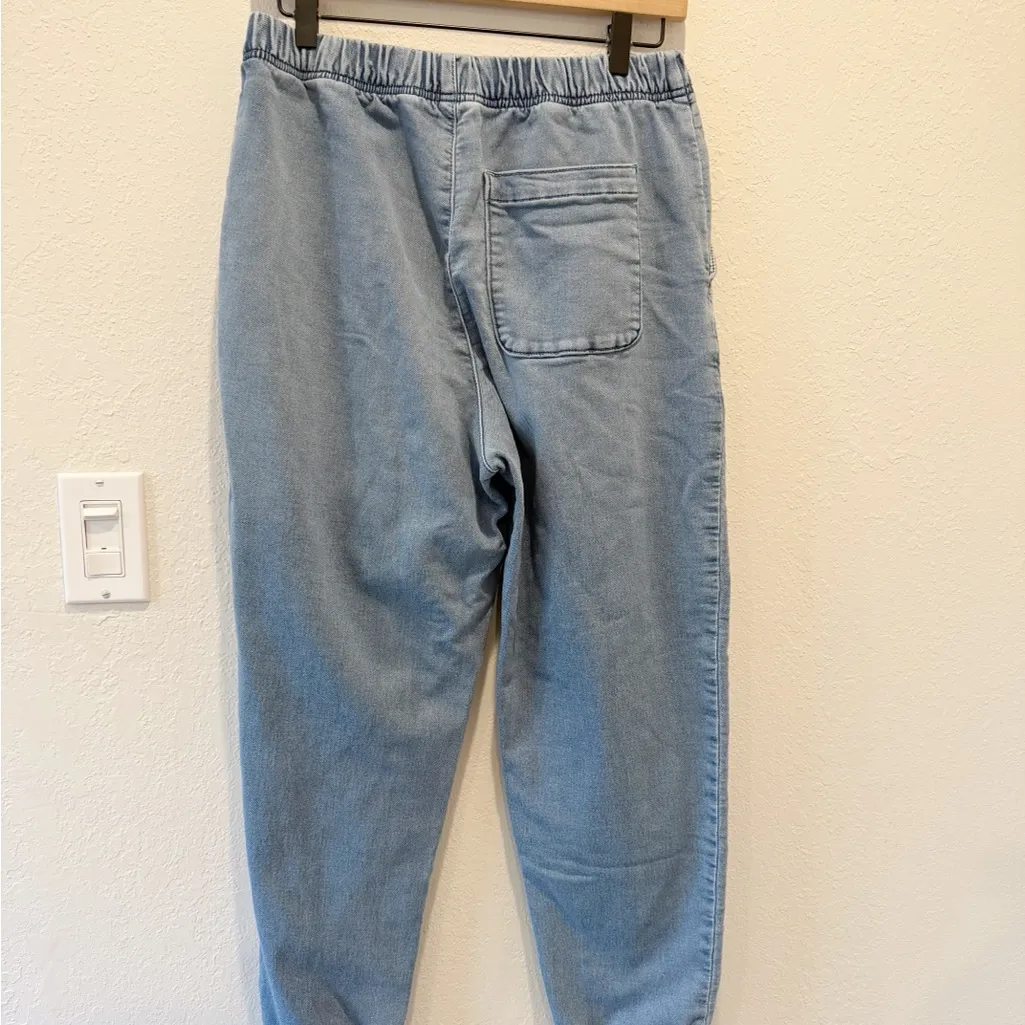 MADEWELL Sweatpant Jeans size Small in Nealy Wash Relaxed Jogger‎ Elastic Waist - Image 4