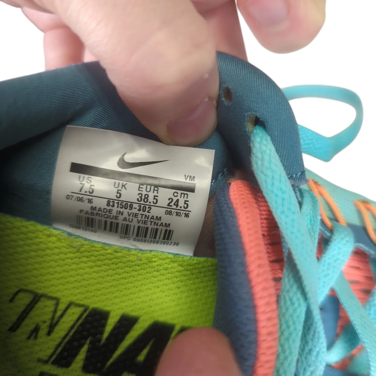 Nike Free RN Run Natural Sneakers Running‎ Shoes Women's Size 7.5 831509-302 - Image 8