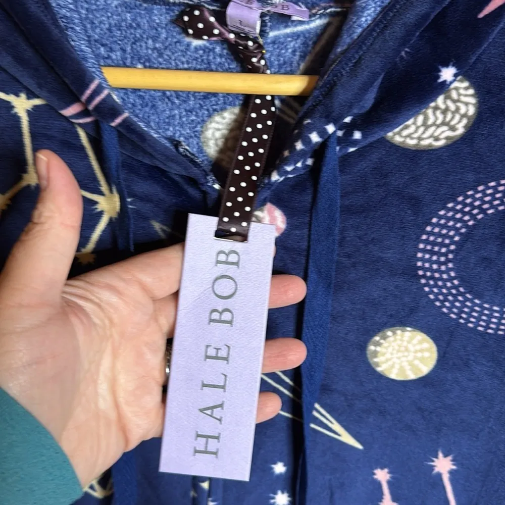 NWT Hale Bob RARE Sleeper Celestial Onesie Navy Blue Size Large - Image 9