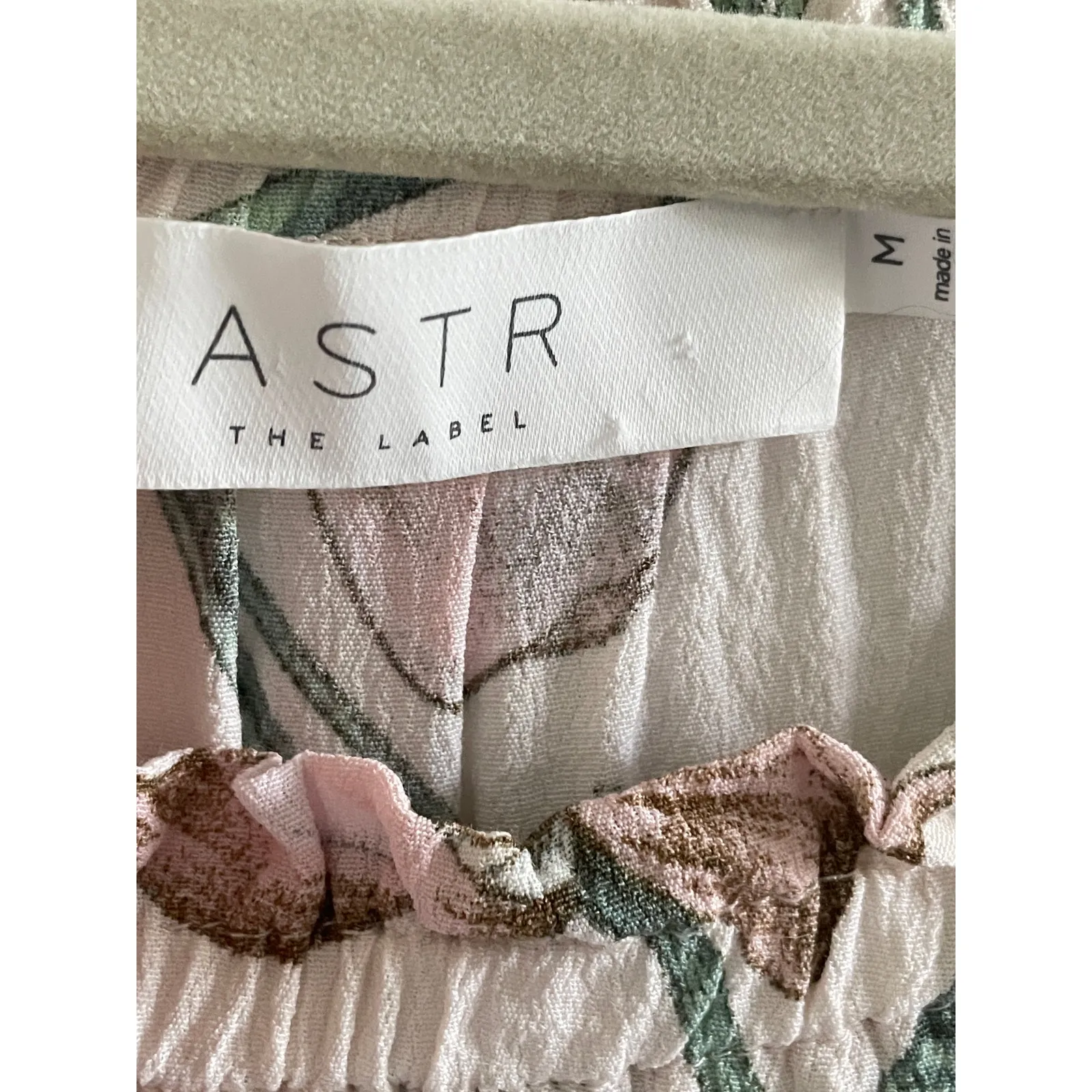 ASTR the label Revolve off the shoulder floral top - Image 3