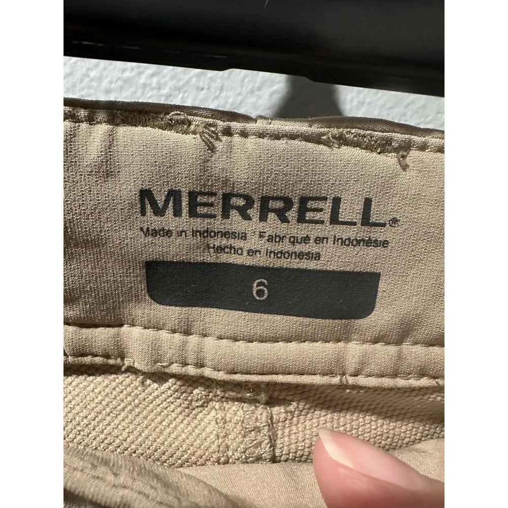 Merrell Women's Size 6 Outdoor Short Hiking Adventure Casual Bermuda Tan - Image 5