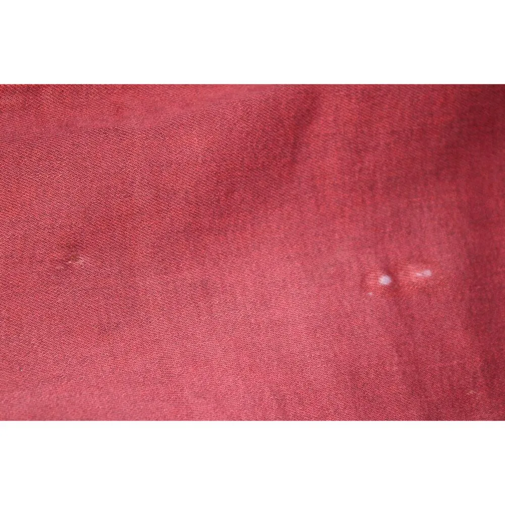 Abercrombie & Fitch Simone High Rise Ankle Burgundy Red Denim Jeans Size 25 0 - Image 6