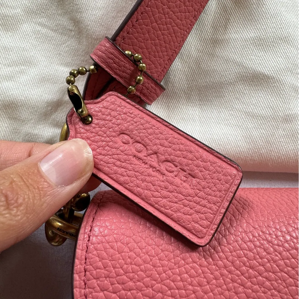 NWT Coach Tabby Shoulder Bag 26 Orange& Pink - Image 10